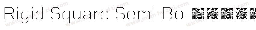 Rigid Square Semi Bo字体转换